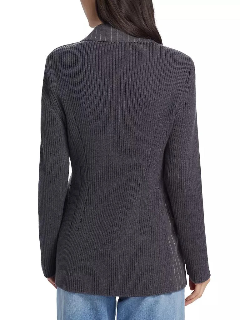 商品Max Mara|Quebec Wool Pinstripe Blazer,价格¥5048,第5张图片详细描述