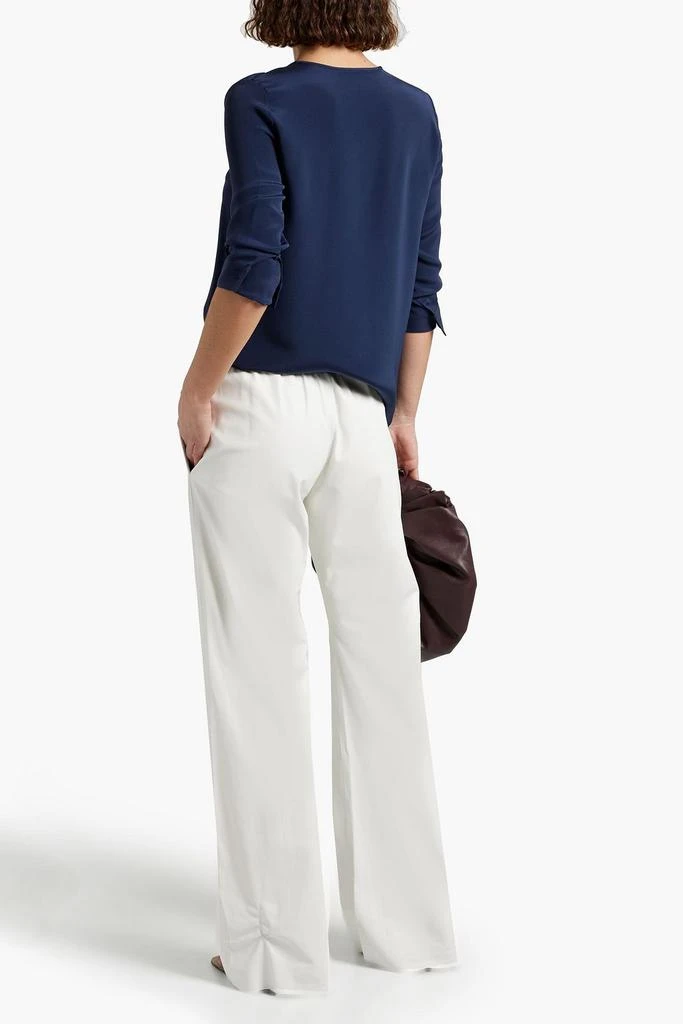 商品Loro Piana|Ashlyn pintucked silk crepe de chine blouse,价格¥2902,第1张图片