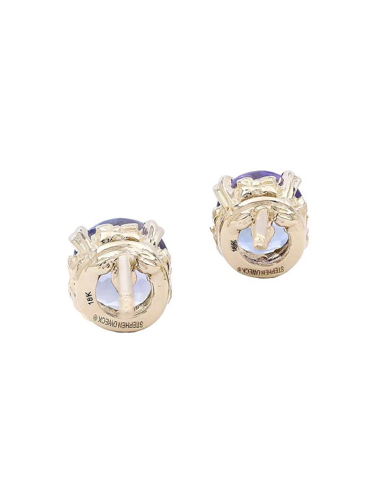 商品Stephen Dweck|Luxury Tanzanite 18K Gold Earrings,价格¥14508,第3张图片详细描述