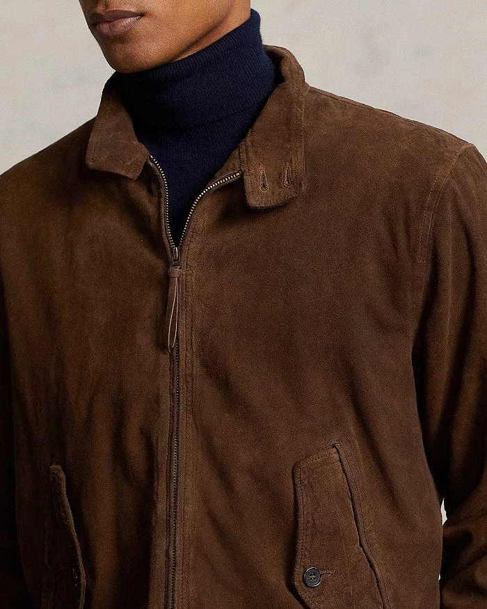商品Ralph Lauren|Tumbled Suede Jacket,价格¥4452,第4张图片详细描述