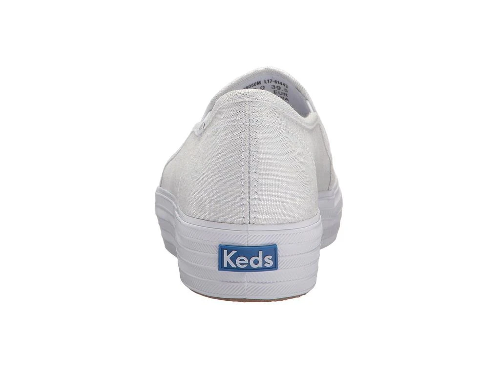 商品Keds|Triple Decker Metallic Linen,价格¥306,第5张图片详细描述