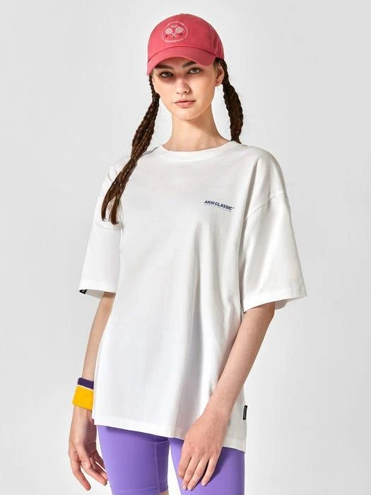 商品AKIII CLASSIC|Overfit Essential Graphic Short Sleeve (White),价格¥339,第1张图片