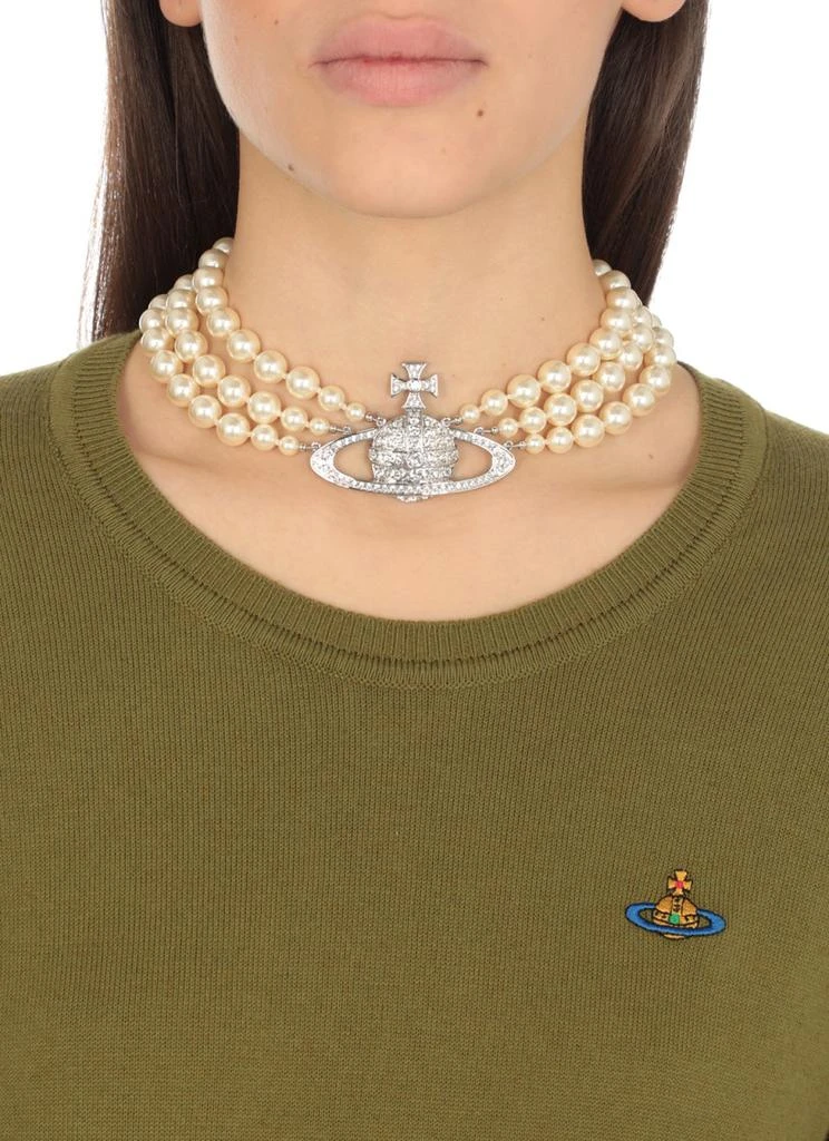 商品Vivienne Westwood|Silver Orb Necklace,价格¥3814,第2张图片详细描述