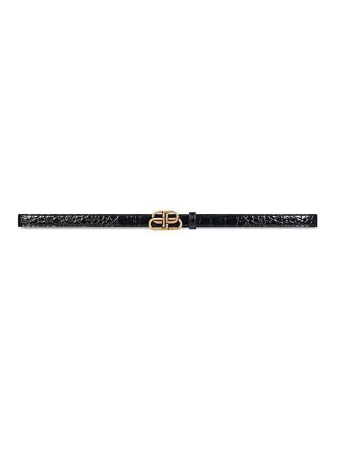 商品Balenciaga|Bb Super Thin Belt,价格¥2934,第1张图片