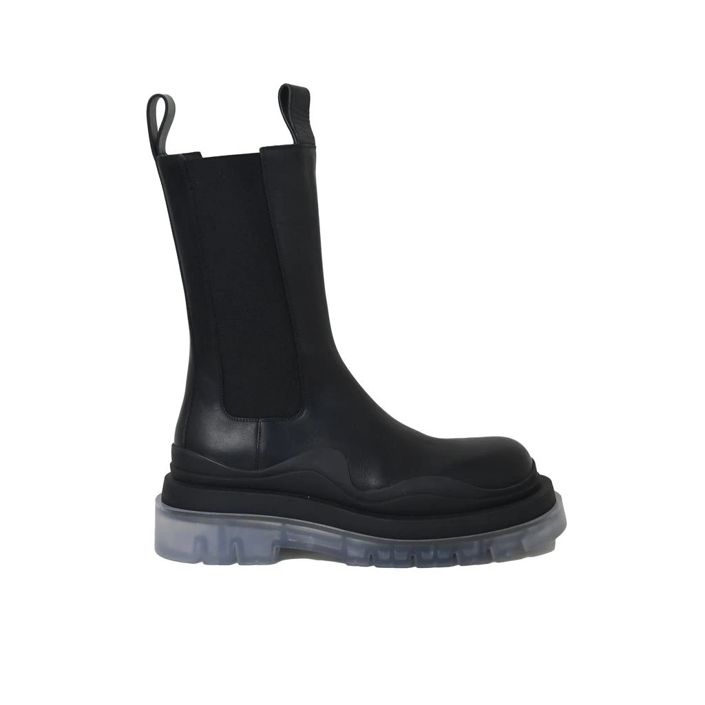 商品Bottega Veneta|Bottega Veneta Tire Miltary Calf Boot Black,价格¥10191,第2张图片详细描述