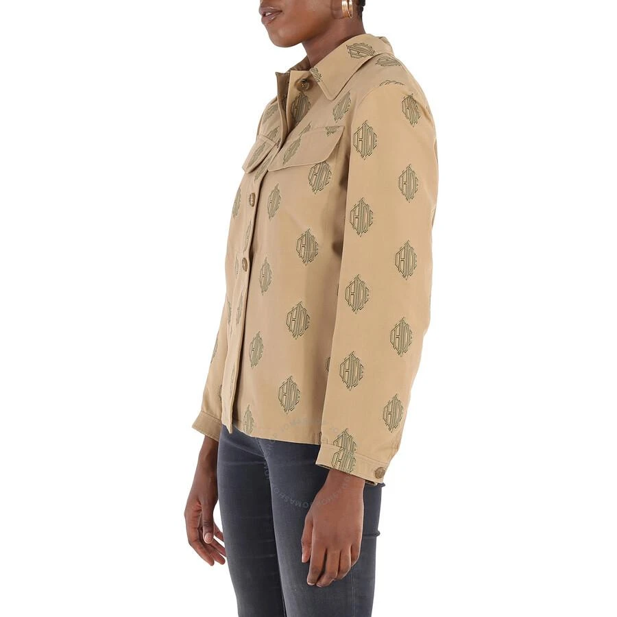 商品Chloé|Ladies Beige Embroidered Shirt Jacket,价格¥3480,第3张图片详细描述