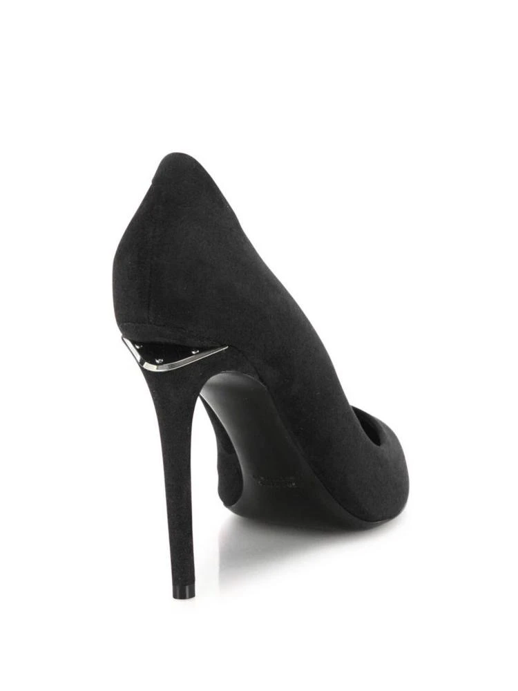 商品Alexander Wang|Tia Tilt-Heel Suede Point Toe Pumps,价格¥1576,第2张图片详细描述