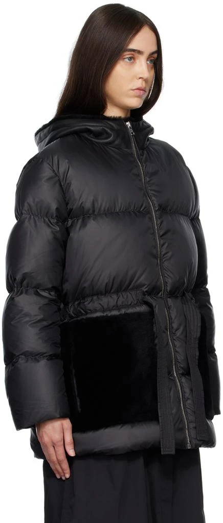 商品Yves Salomon|Black Quilted Down Jacket,价格¥6839,第2张图片详细描述