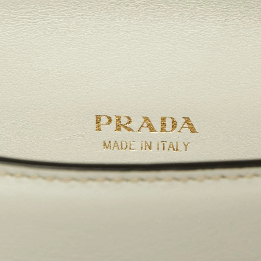 Prada White/Black Leather Cahier Belt Bag 商品
