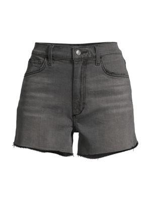 High-Rise Cut-Off Denim Shorts商品第3张图片规格展示