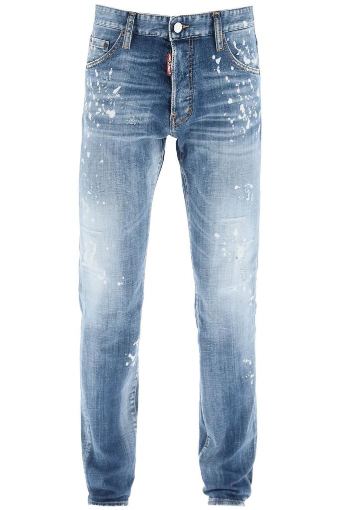 Dsquared2 medium bleached spots wash cool guy jeans商品第1张图片规格展示