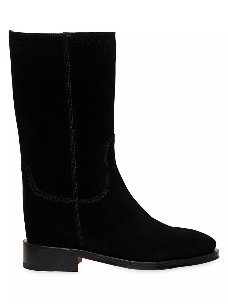 商品Santoni|Fleeces Suede Mid-Calf Boots,价格¥10071,第1张图片