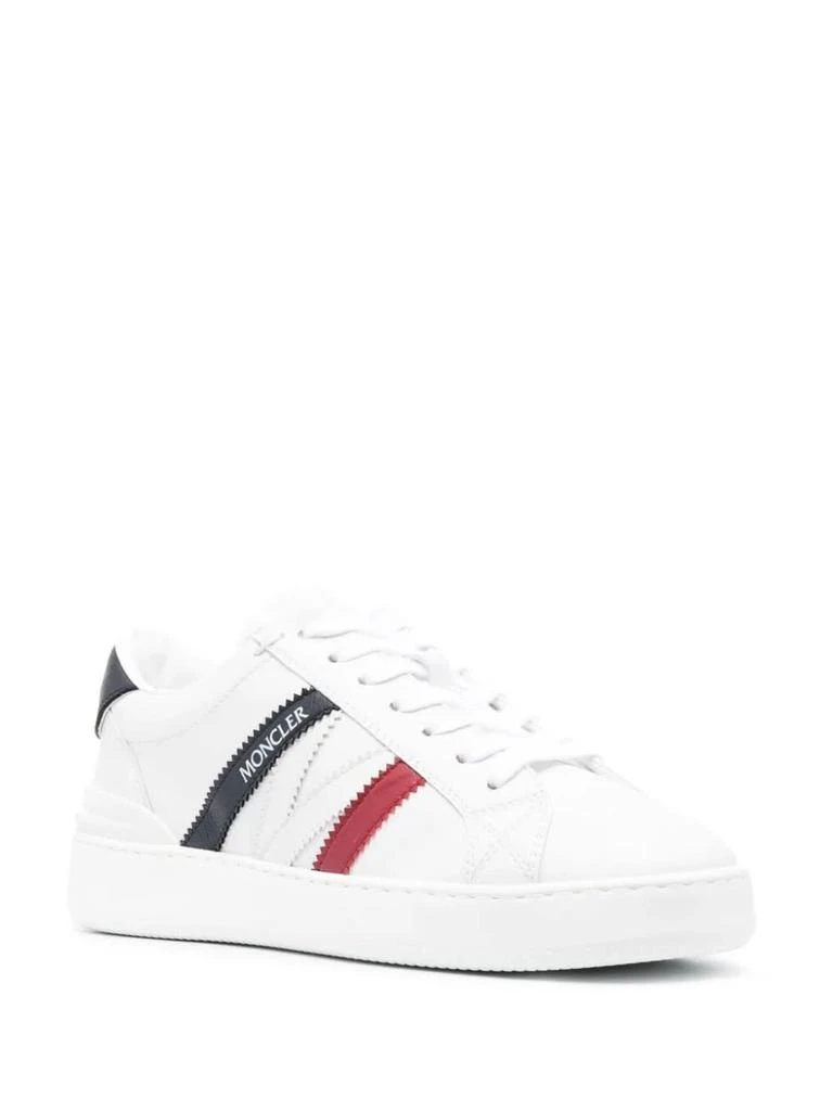 商品Moncler|Monaco M Sneakers In White, Blue And Red,价格¥3810,第2张图片详细描述