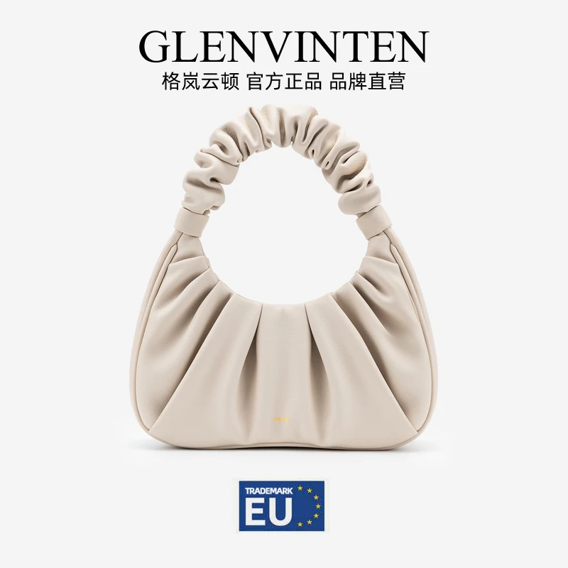 商品[国内直发] GLENVINTEN|格岚云顿云朵包女包全球爆款褶皱包法棍单肩斜挎小众质感韩版2022新款潮,价格¥693,第1张图片