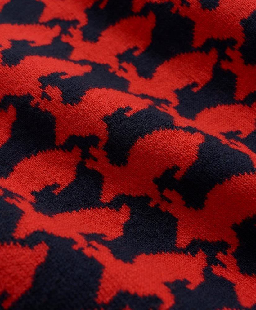 商品Brooks Brothers|Men's Lunar New Year Rabbit Intarsia Cotton Cashmere Sweater,价格¥1383,第4张图片详细描述