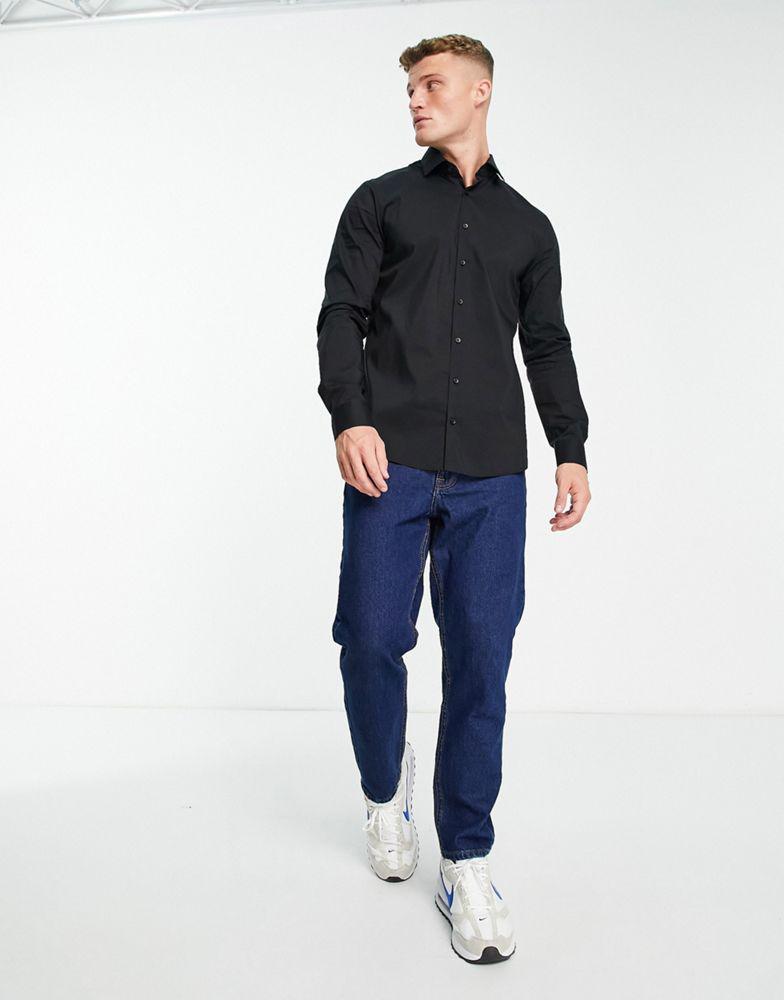 Calvin Klein shirt in black商品第4张图片规格展示