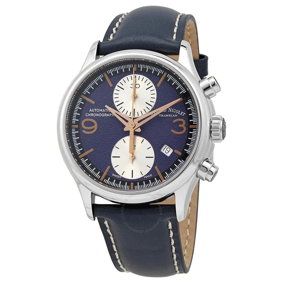 商品Armand Nicolet|MHA Automatic Blue Dial Watch A844HAA-BS-P140BU2,价格¥10154,第1张图片