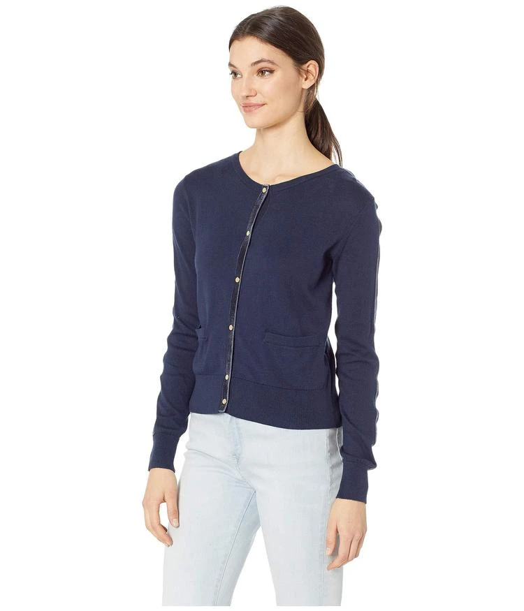 商品Juicy Couture|Soft Woven Cardigan w/ Velvet Trim,价格¥292,第2张图片详细描述