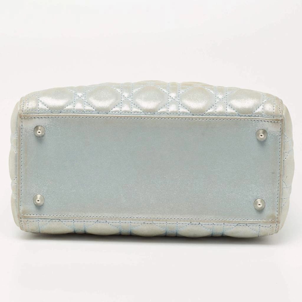 Dior Light Blue Shimmer Suede Medium Lady Dior Tote 商品