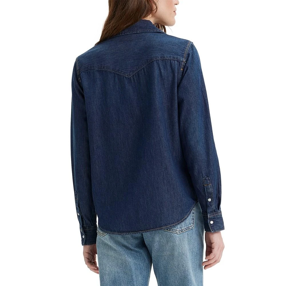 商品Levi's|Women's The Ultimate Western Cotton Denim Shirt,价格¥523,第2张图片详细描述
