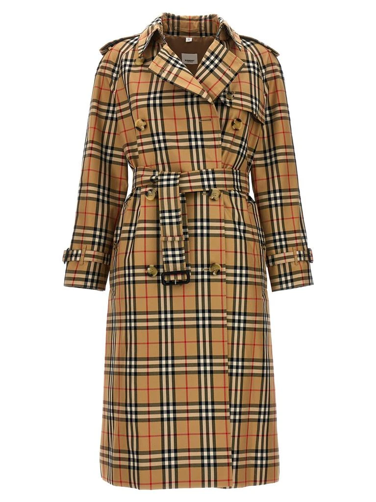 商品Burberry|Harehope Coats, Trench Coats Beige,价格¥7014,第2张图片详细描述