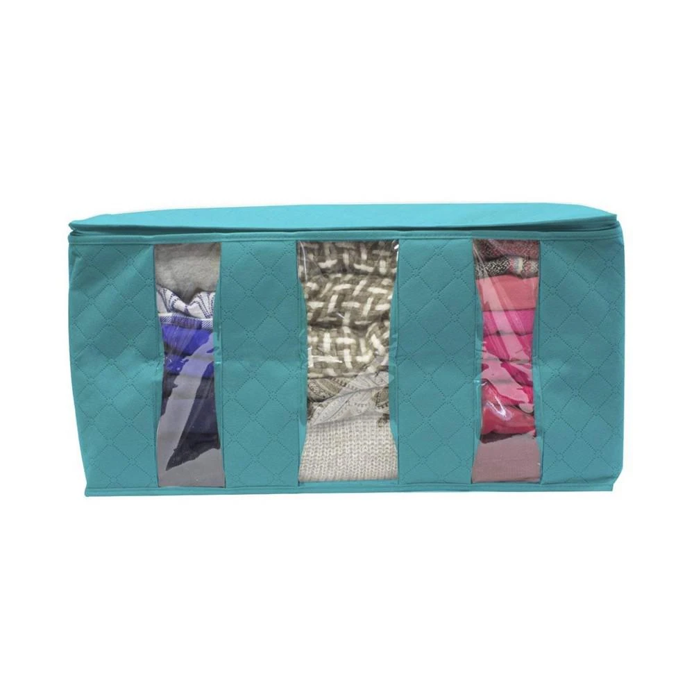 商品Sorbus|Foldable Fabric Storage 3 Sectional Organizer Bag, Pack of 2,价格¥187,第2张图片详细描述