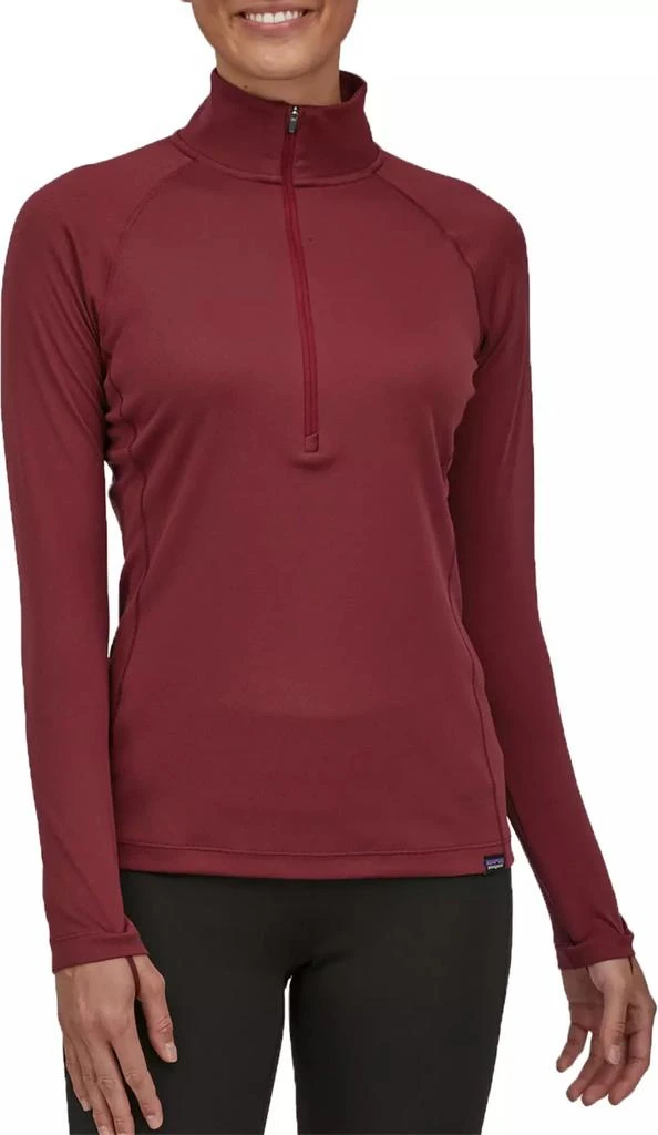 商品Patagonia|Patagonia Women's Capilene Midweight 1/2 Zip Baselayer Top,价格¥390,第1张图片