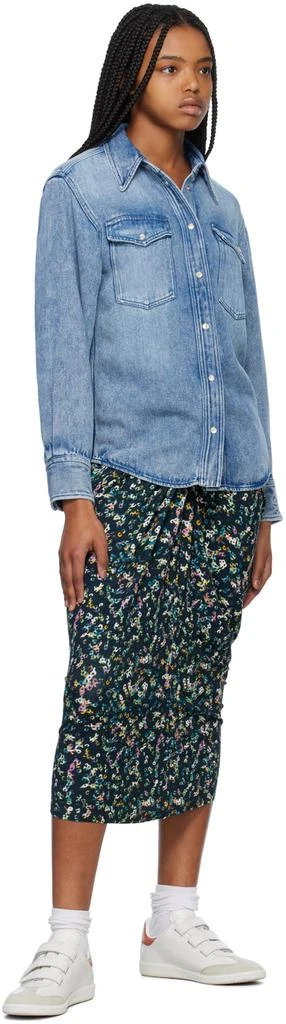 商品Isabel Marant|蓝色 Tahis 牛仔衬衫,价格¥3486,第4张图片详细描述