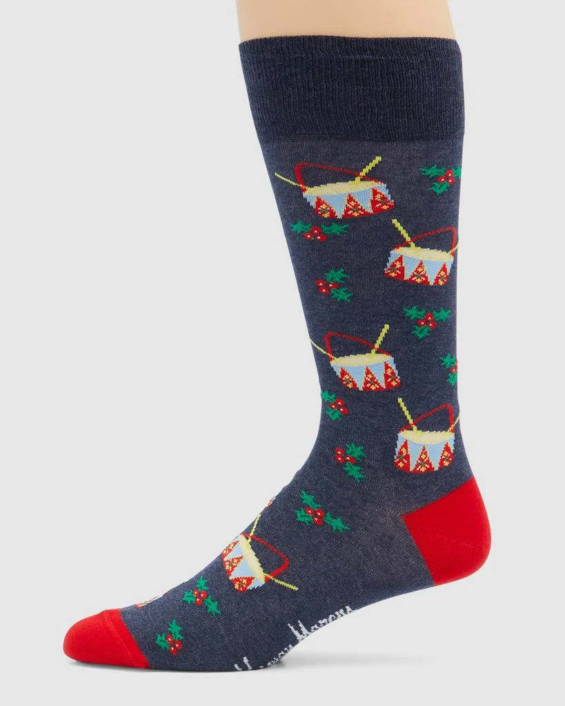 商品Neiman Marcus|Men's 6-Pack Christmas Crew Socks Set,价格¥334,第5张图片详细描述