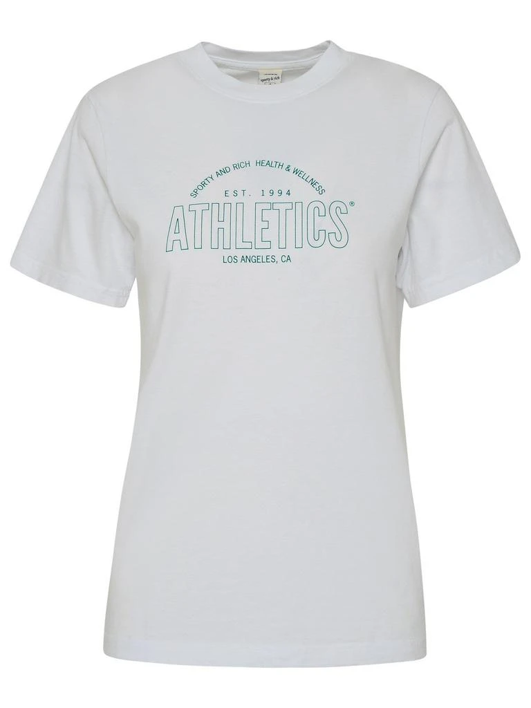 商品Sporty & Rich|Sporty & Rich Athletics Print Crewneck T-Shirt,价格¥254,第1张图片