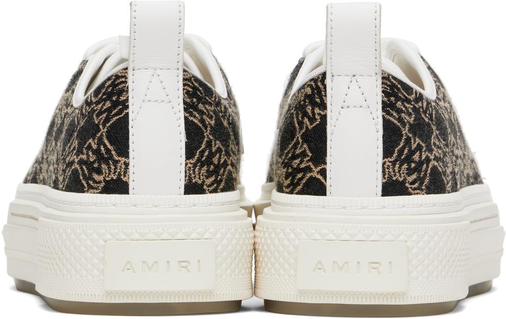AMIRI White & Black MA Quad Jacquard Court Sneakers - Casual