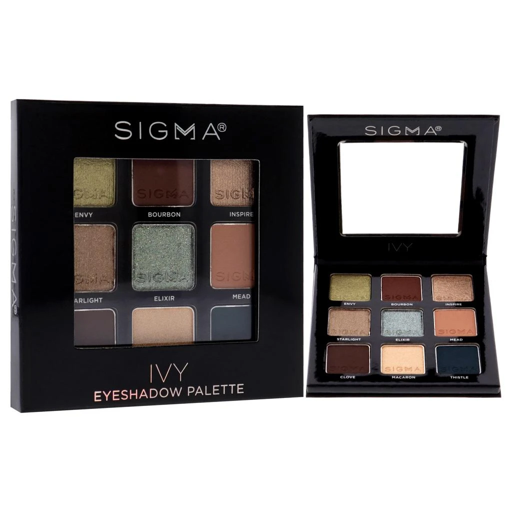 商品Sigma Beauty|Eyeshadow Palette - Ivy by Sigma Beauty for Women - 0.032 oz Eye Shadow,价格¥176,��第3张图片详细描述