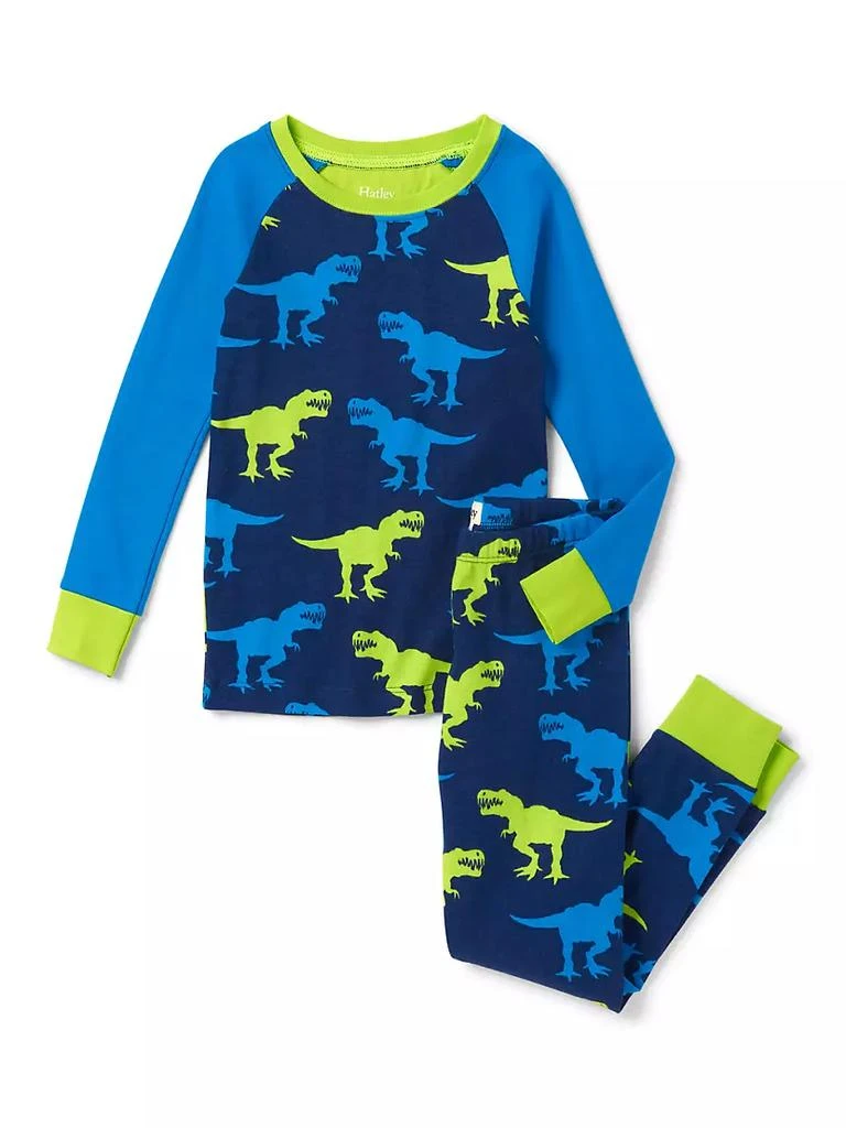 商品Hatley|Little Boy's & Boy's Giant T-Rex Pajama Set,价格¥198,第1张图片