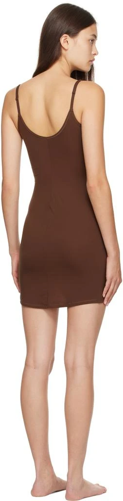 商品SKIMS|Brown Fits Everybody Slip Minidress,价格¥442,第3张图片详细描述