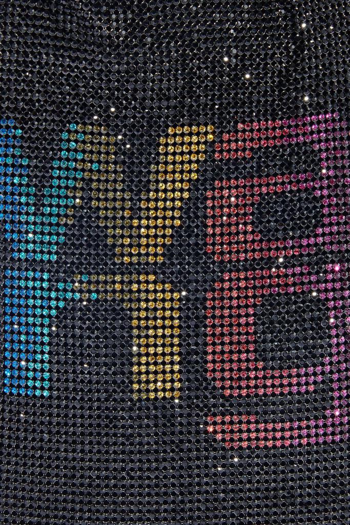 Wangloc mini crystal-embellished mesh tote商品第4张图片规格展示