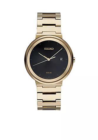 商品Seiko|Solar Gold-Tone Watch,价格¥2047,第1张图片
