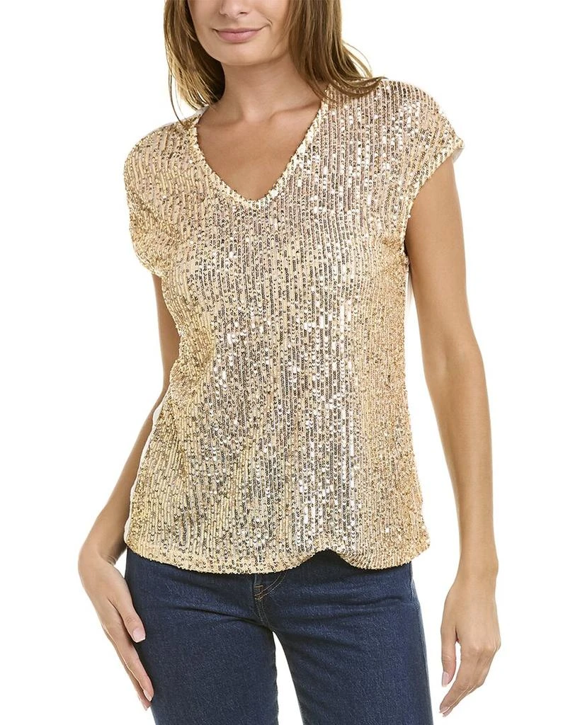 商品Vince Camuto|Vince Camuto Sequin Front Top,价格¥214,第1张图片