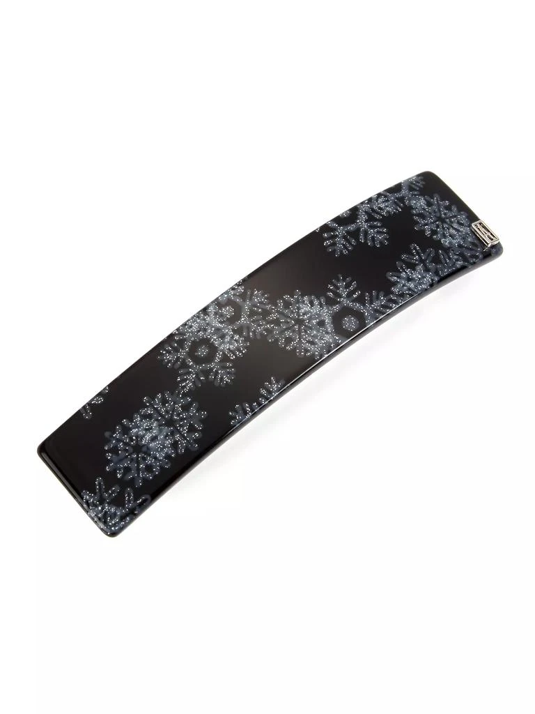 商品Alexandre de Paris|Snowflake Thick Barrette,价格¥293,第1张图片