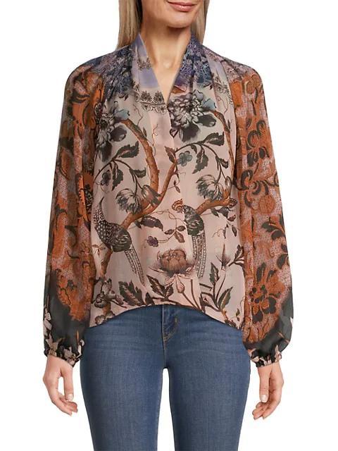 商品Kobi Halperin|Gemma Wrap-Front Blouse,价格¥3692,第5张图片详细描述