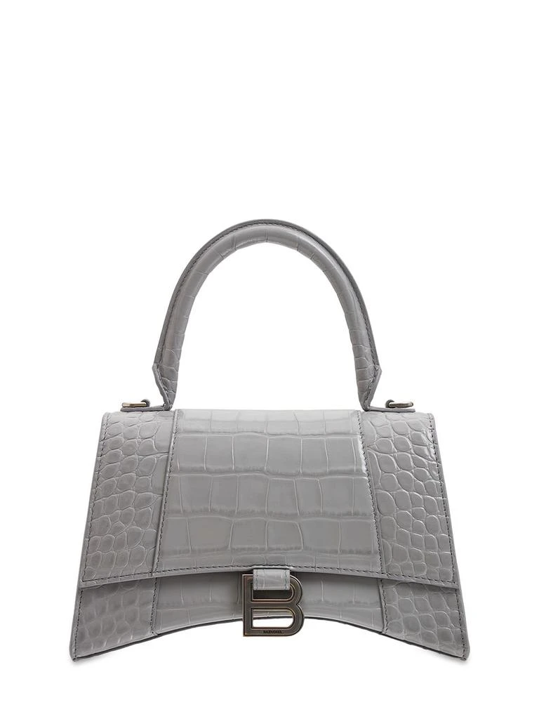 商品Balenciaga|Small Hourglass Embossed Leather Bag,价格¥23199,第1张图片