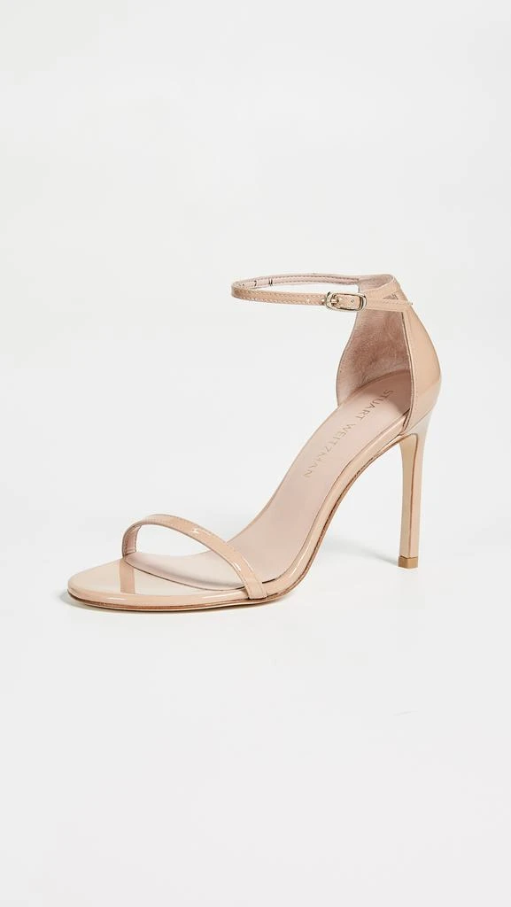 商品Stuart Weitzman|Stuart Weitzman Nudistsong 100 毫米凉鞋,价格¥2317,第2张图片详细描述