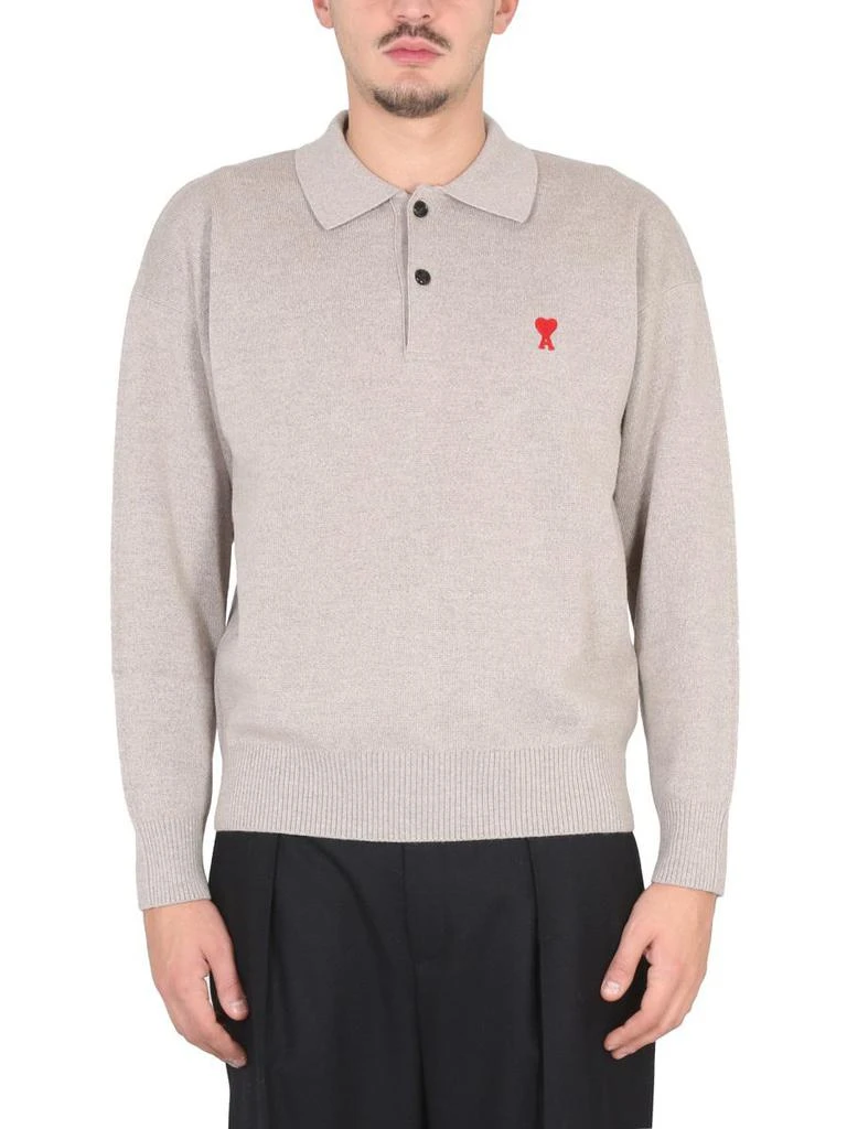 商品AMI|"AMI DE COEUR" POLO SHIRT,价格¥2079,第2张图片详细描述