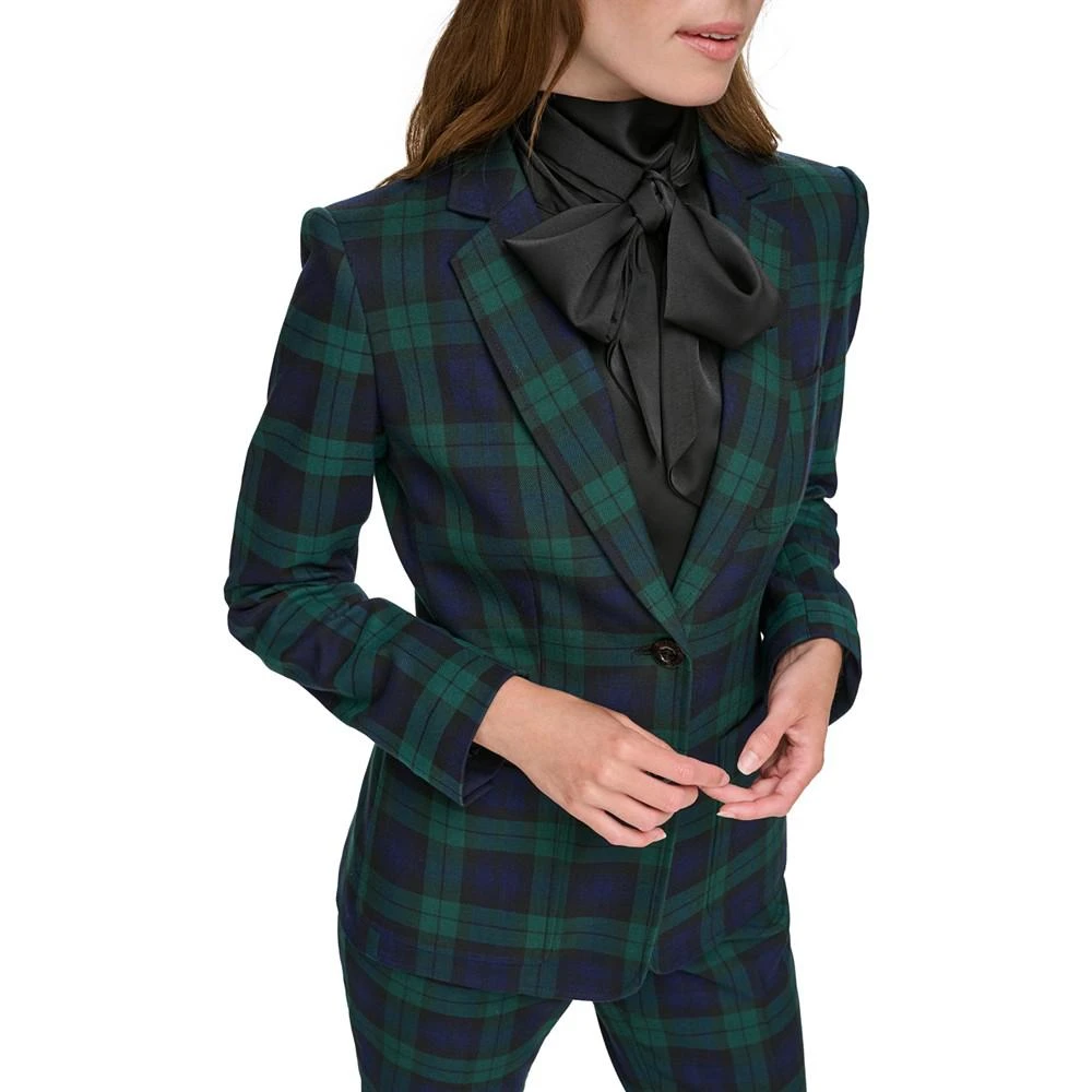 商品Tommy Hilfiger|Women's Plaid Two-Button Blazer,价格¥1092,第4张图片详细描述