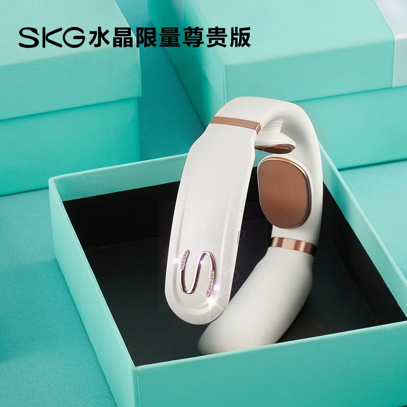 商品[国内直发] SKG|颈椎按摩器 按摩仪电脉冲热敷护颈仪 施华洛世奇元素K6水晶限量款颈部按摩仪肩颈护颈仪,价格¥490,第1张图片