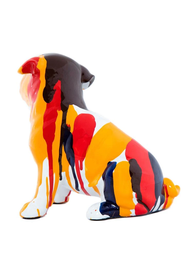 商品Interior Illusion Plus|Interior Illusions Plus Bulldog Sitting Splatter Art Dog - 7.5" tall,价格¥483,第2张图片详细描述