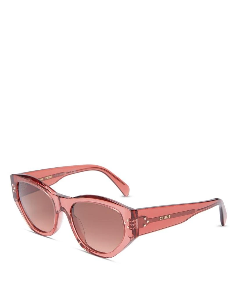 商品Celine|Bold 3 Dots Cat Eye Sunglasses, 54mm,价格¥3305,第1张图片