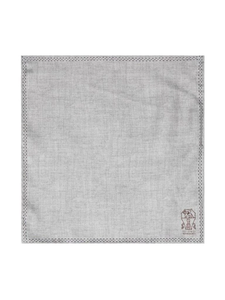 商品Brunello Cucinelli|Brunello Cucinelli Silk Pocket-Handkerchief,价格¥1344,第1张图片