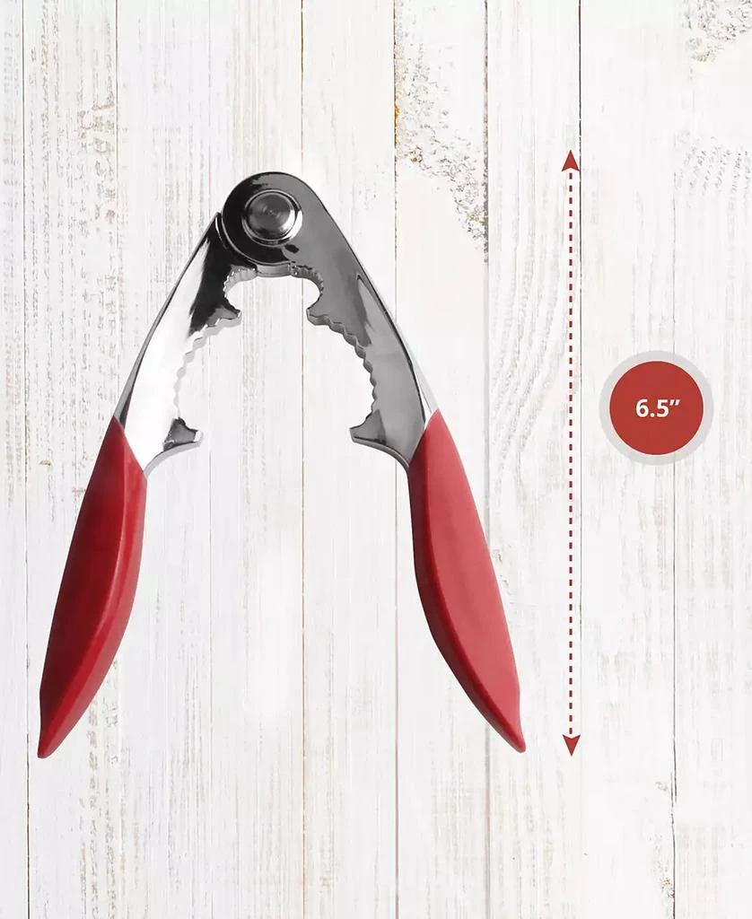 商品Maine Man Seafood|Maine Man Spring-Action Lobster Tool, Chrome-Plated Zinc Alloy and Silicone,价格¥556,第2张图片详细描述