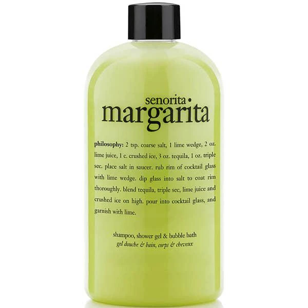商品philosophy|philosophy Senorita Margarita Shampoo, Bath & Shower Gel 480ml,价格¥177,第1张图片