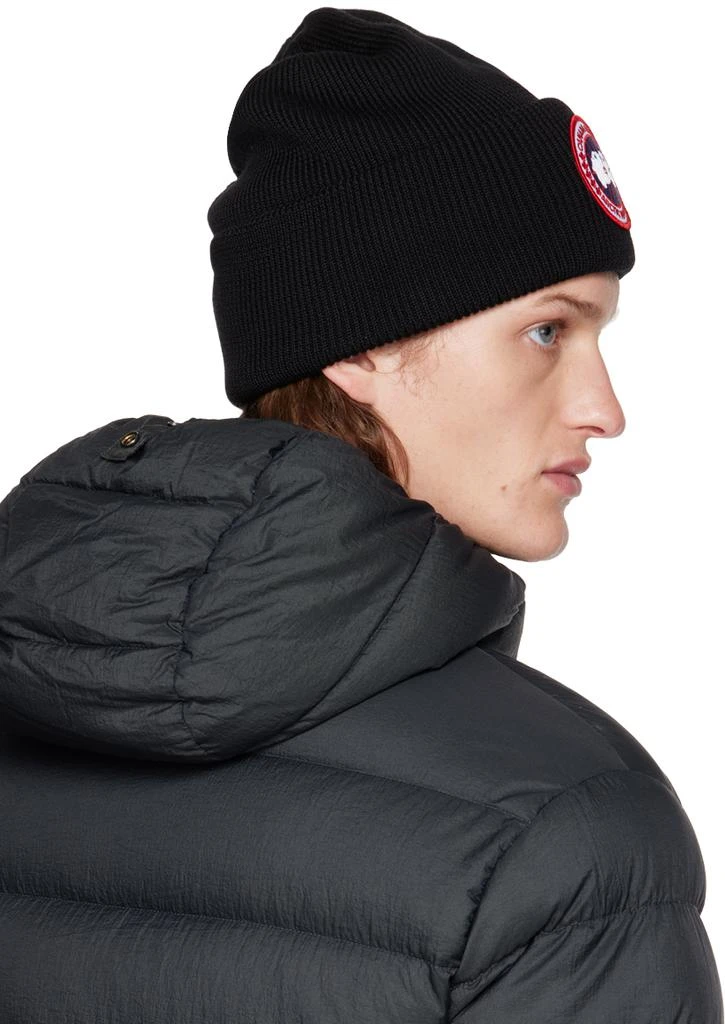 商品Canada Goose|Black Arctic Disc Beanie,价格¥1708,第3张图片详细描述